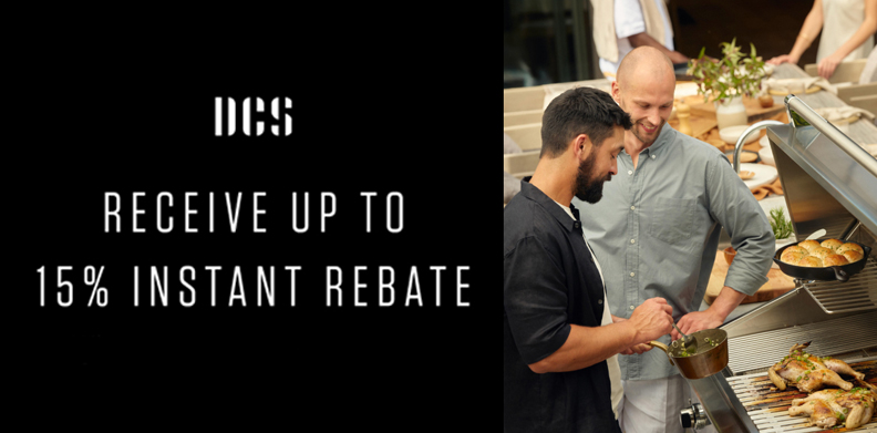 DCS 15% INSTANT REBATE