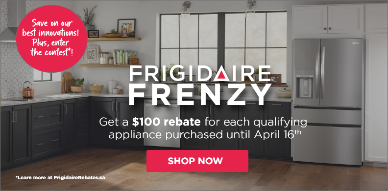 FRIGIDAIRE FRENZY $100 MAIL-IN REABTE